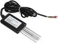7 in 1 Soil Tester, 5Pin Soil PH NPK Temperature and Humidity EC Sensor, Professional Soil pH Tester for Lawn, Garden, Farm, ​Pastures, Sewage Treatment, Agriculture, etc by Focket
