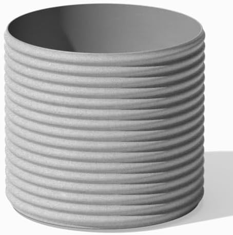 Veradek Mod Series Short Planter - Round Outdoor Planter by VeradekOutdoor