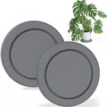 Diatomaceous Earth Plant Saucer, Round Pot Saucers, 2 Pcs 12 Inch by Creproly