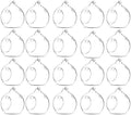80MM Hanging Tealight Holder Glass Globes Terrarium Wedding Candle Holder Candlestick (18 Pcs/Set) by EssenceLiving