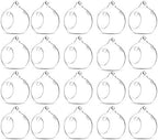 80MM Hanging Tealight Holder Glass Globes Terrarium Wedding Candle Holder Candlestick (18 Pcs/Set) by EssenceLiving