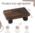 Briwooody Wood Riser Pedestal Stand for Kitchen Counter, 9 x 6 Inch - Image 2