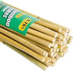Jollybower 1/2" D 4.75 Feet Bamboo Stakes 50 Pack, Thicker Heavy-Duty Plant Stakes, Natural Garden Stakes for Bean, Tomato, Bean, Flowers,Trees Potted and Climbing Plant Support by Jollybower