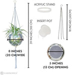 SCANDINORDICA Disco Ball Planter, Value Package, 8-inch Silver - Image 3