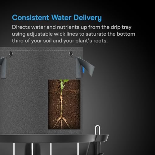 AC Infinity Self-Watering Fabric Pot Base, Auto-Irrigation, 4-Pack - Image 4