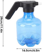 FLEXMAN 3L Electric Spray Bottle, Transparent Rechargeable High Pressure Plant Mister, Electric Water Sprayer for Watering Flowers Garden Cleaning (Blue) - Image 6