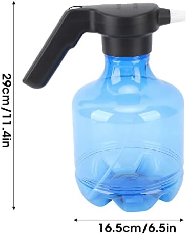 FLEXMAN 3L Electric Spray Bottle, Transparent Rechargeable High Pressure Plant Mister, Electric Water Sprayer for Watering Flowers Garden Cleaning (Blue) - Image 6