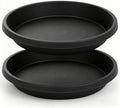 NIMYAU 2 Pack Large Plant Saucer 18 Inch, Extra-Large Deep Plant Trays for Pots, Plant Drip Trays, Plant Water Catcher Tray for Plants, Plastic Plant Saucers for Indoors no Holes by NIMYAU