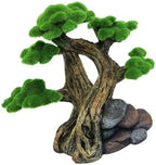 Resin Moss Tree Sculpture Decorative Tree Plant for Fishtanks Beautiful Natural Lookings Underwater Scene Ornament Fishtanks Landscape Accessories by Unknown