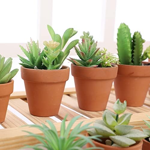 Yishang 2.5 inch Terracotta Pots with Drainage Holes,Small Mini Clay Ceramic Pottery Planter,Cactus Flower Terra Cotta Pots,Succulents Nursery Pots for Indoor/Outdoor Plants,Crafts,Wedding-72 Pack - Image 4