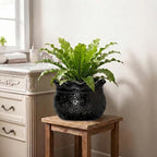 Ceramic Planters for Plants, 10 Inch Flower Pots, Black - Image 6