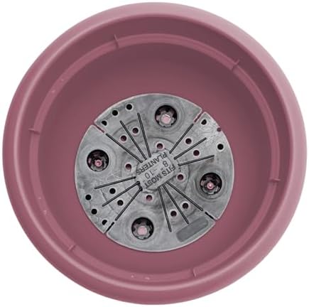 Bloem Ariana 16" Plastic Self-Watering Planter, Dusty Rose, 2-Pack - Image 6