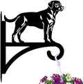 peacoblue Labrador Plant Hanger Bracket, Iron Outdoor Hanging Hook by PEACOBLUE