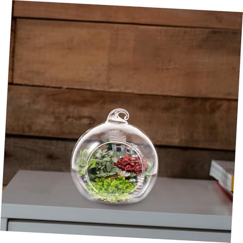 BESPORTBLE 12pcs Clear Glass Terrarium Hanging for Modern Decorative Globe with Hook for Home and Garden Landscape Art - Image 6
