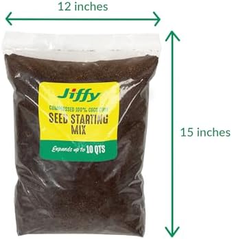 Ferry-Morse Seed Starting by Jiffy Plant Starter Pellets - Compressed Seedling Mix, Seedling Starter Soil - 3 Pack 30 QT - 100% Coco Coir - Image 4