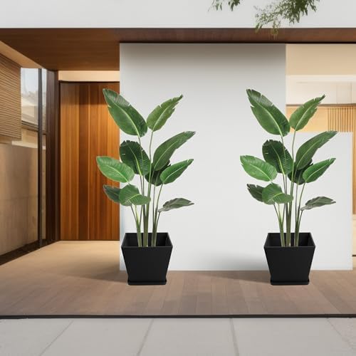 Kozyard 2Packs Taper Planter Indoor Outdoor Plant Pots - Image 4