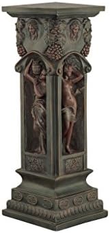 Design Toscano Fontaine des Innocents Pedestal Plant Stand, Verdigris - Image 3