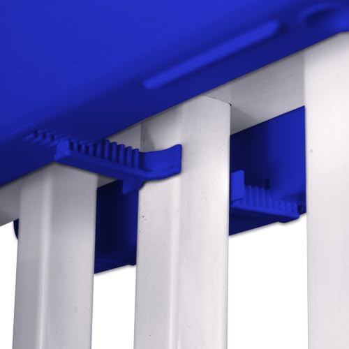 Emsco Group Bloomers Railing Planter with Drainage Holes- 24” W- Cobalt Blue - Image 7