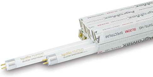 8-Pack 4 Foot (45.75") 3,000K Bloom T5 Fluorescent Grow Light Bulbs - (8) F54T5HO Bulbs by Unknown