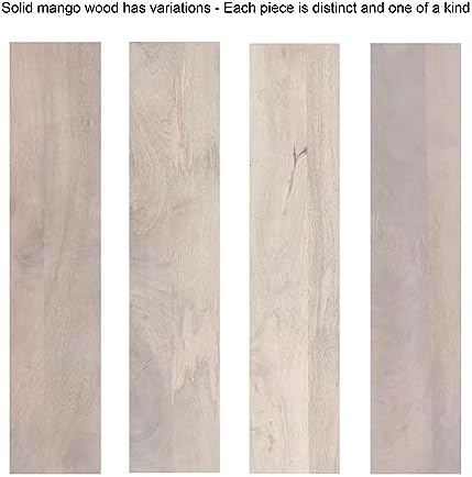 Kate and Laurel Wegner Coastal Wooden Round Drink Table; 8 x 23; Whitewash; Elegant and Durable Pedestal Table for Use as Small Drink Table; Plant Stand; or Decorative Item Display - Image 4