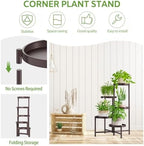 iDavosic.ly 5 Tier Large Plant Stand Indoor Outdoor, 10 Inch Tray, Bronze - Image 5