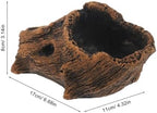 Vintage Cement Tree Stump Log Planter for Bonsai and Plants - Image 2