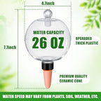 4 Pack 26 oz Extra Large Plant Self Watering Globes Top Fill - Image 3