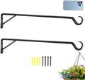 AILIN YELOKIE 2 Pack Extra Long 25 Inch Heavy-Duty Rust-Resistant Solid Steel Plant Hangers and Bird Feeder Hangers for Indoor and Outdoor Decor, Wall Hooks by YELOKIE