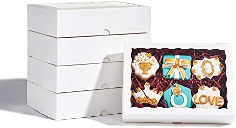 24Pcs Elegant White Cookie Strawberry Boxes with Clear Window - Image 5