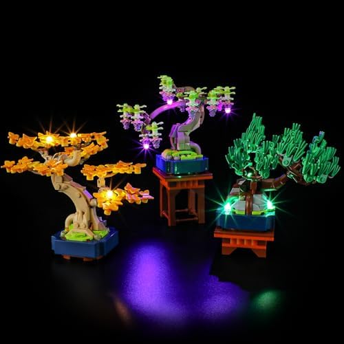 BRIKSMAX 2.0 Light Kit for Lego-Mini Bonsai Trees -Innovative Led Lighting Compatible with Lego The Botanical Collection 10373 - Not Included Model Set by BRIKSMAX
