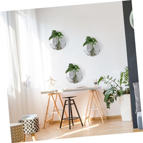 VICASKY 4pcs Hanging Glass Vase Wall Decor Vases Plant Watering Globes for Indoor Houseplants Wall Propagation Planters - Image 7