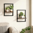 Bamworld Wall Plant Holder Hanging Planters for Indoor Plants Frames Decor by Bamworld