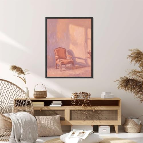 Impressionist Interior Wall Art, Black Framed Cozy Armchair Print - Image 5