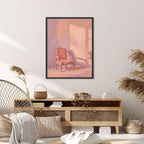 Impressionist Interior Wall Art, Black Framed Cozy Armchair Print - Image 5