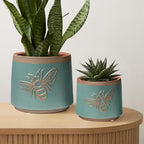 Terracotta Pots, 6+4 Inch Plant Pots, 2 Pcs with Drainage Holes - Image 6
