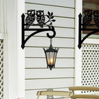 peacoblue Owl Plant Hanger Bracket, Iron Outdoor Hanging Hook - Image 5