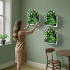 Wall Mounted Planter, Vertical Garden with 4 Grow Pots - Image 5