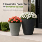 Algreen 89806 Self Watering Planter, 16-Inch, Warm Gray - Image 7