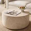 HNY 31.5" Round Magnesia Coffee Table by HNY