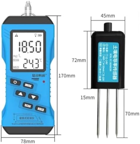 7-in-1 Rapid Soil Tester, pH, Moisture, Nutrient Conductivity, Phosphorus, Potassium, NPK Tester, Soil Fertility Test, High Precision, Digital Sensitivity - Image 7