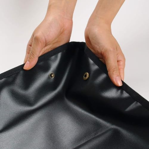 Waterproof Plant Repotting Mat for Indoor Gardening Foldable Potting Mat for Plant Transplanting and Mess Control Together with One Pair of Gloves (29.5x29.5 inch + 29.5x43.5 inch) - Image 3