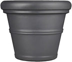 Tusco RR135SL Rolled Rim Planter, 13.5", Slate by TuscoProducts