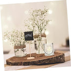 IMIKEYA 4pcs Hanging Candlestick Infusion Bottle Wedding Table Decor Crystal Glass Plant Terrarium Glass Votive Candle Holder Globe Plant Terrariums Home Decor Iron Cylindrical Light Stand - Image 6