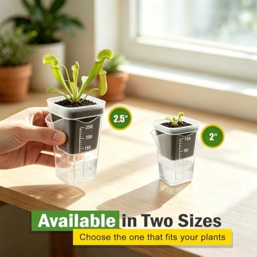 30 Pack 2.5" Self Watering Propagation Pots with Humidity Dome, Clear Plastic Seed Starter Cups, for Seedlings, Cuttings, Succulents, Herbs, Vegetables, with 30 Labels - Image 7