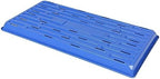 SUNPACK 10" x 20" Heavy Duty Shallow Plastic Seed Starting Tray, Blue, 1" (Pack of 10) - Lined with Drainage Holes for Excess Water and Aeration, Ideal for Greenhouses or Indoor Gardening - Image 3