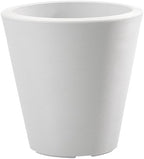 Crescent Garden Madison Planter– Weather-Resistant, Double Walled Indoor/Outdoor Plant Pot with Drain Hole – Durable All-Season Flower Container, 20" W (Cloud White) by CrescentGarden