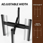 MUDEELA 2 Pack Indoor Plant Stands, 2 Tier Tall Plant Stand 30 inches, Mid Century Bamboo Plant Stand, Adjustable Width 8 - 12 inches, Fits Pot Size of 8 9 10 11 12 inches Pot & Plant Not Included, Black - Image 2