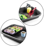 Luwint Garden Tidy Potting Tray, Plant Reportting Tray for Indoor Transplanting Gardening Planting Accessories Large Succulent Table (Black) - Image 6