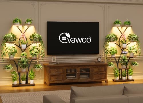 Plant Stand Indoor with Grow Lights - 9 Tiered Corner Plant Shelves Tall - Image 4