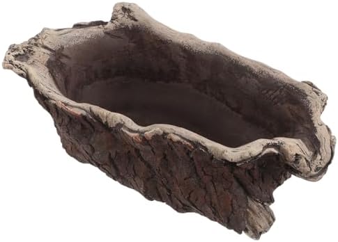 Levemolo Vintage Cement Plant Holder Tree Root Style for Indoor Bonsai by levemolo